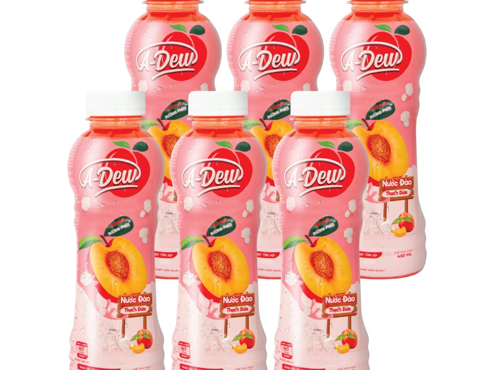 Alternative view of Nước Đào Thạch Dừa A-Dew 450ml